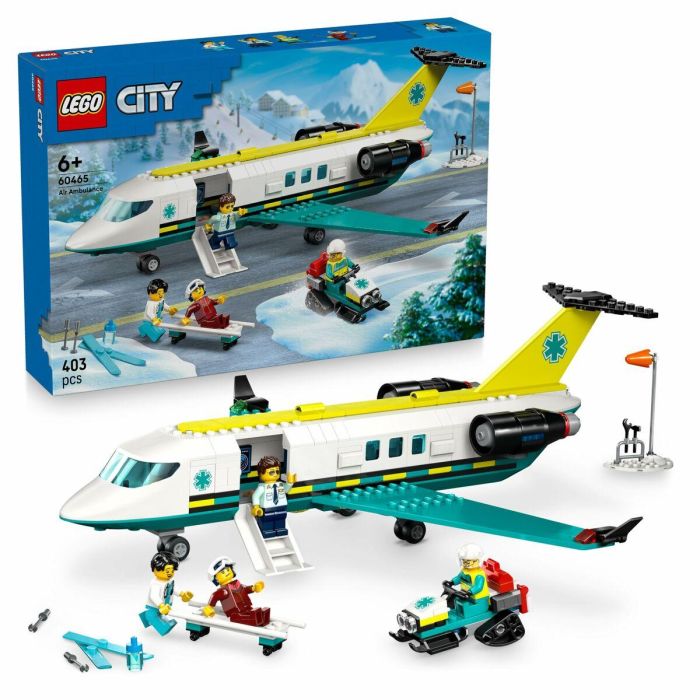 LEGO 60465 Ambulancia de Rescate Aéreo, Set de Construcción LEGO City para Niños de 6 Años en Adelante 13