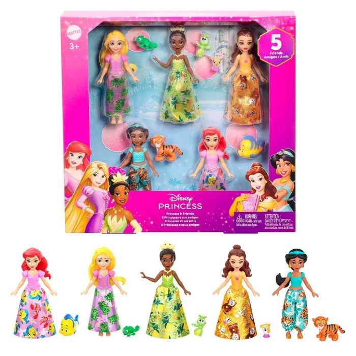 Pack 5 Mini Princesas Jbl33 Disney Princess