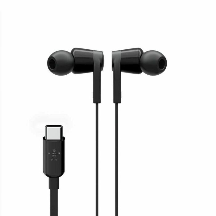 Belkin G3H0002Btblk Auriculares Intrauditivos USB-C con Micrófono Negro 0 Belkin G3H0002Btblk Auriculares Intrauditivos USB-C con Micrófono Negro 0