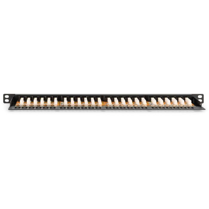 DIGITUS Patchpanel 0,5HE 24-Port Cat6 ungeschirmt schwarz 3