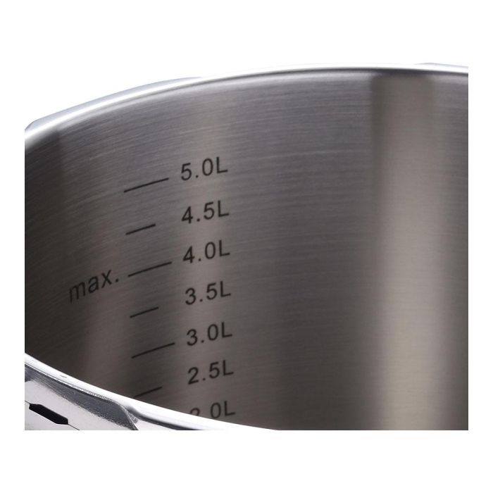 San Ignacio Olla a presión 6 l acero inoxidable creta Ø22cm, compatible con inducción, sg-1523 4 San Ignacio Olla a presión 6 l acero inoxidable creta Ø22cm, compatible con inducción, sg-1523 4