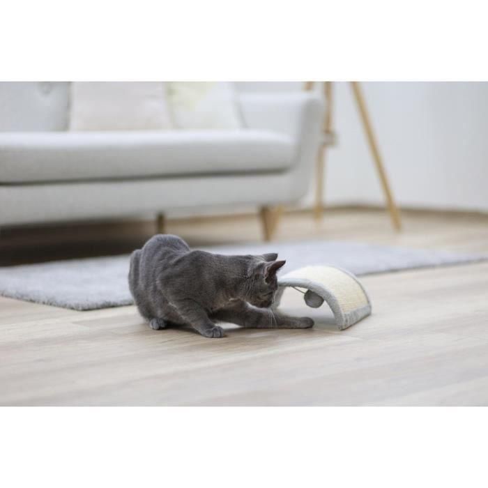 KERBL - Rascador HALF MOON - Gris - 26x22x11cm 1 KERBL - Rascador HALF MOON - Gris - 26x22x11cm 1