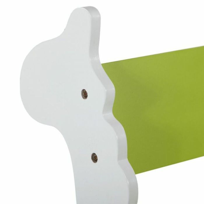 Silla mecedora Alexandra House Living Blanco Verde Madera MDF 33 x 55 x 51,5 cm Infantil Jirafa 4