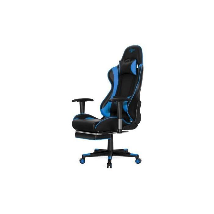 SILLA SPIRIT OF GAMER SIEGE HORNET BLUE - INCLINACIÓN / ALTURA / BRAZOS REGULABLES - REPOSAPIES INCORPORADO - HASTA 120KG 4 SILLA SPIRIT OF GAMER SIEGE HORNET BLUE - INCLINACIÓN / ALTURA / BRAZOS REGULABLES - REPOSAPIES INCORPORADO - HASTA 120KG 4