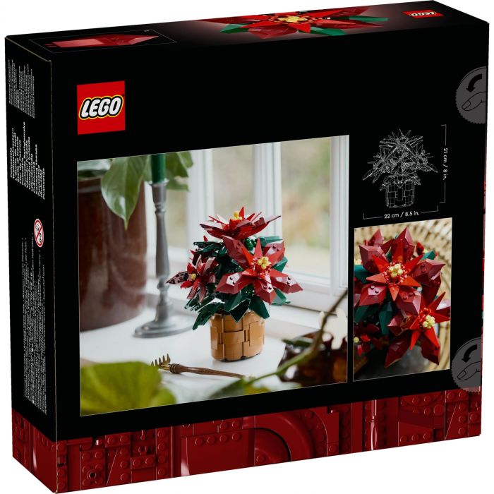 Juego de Construcción Lego Flor de Pascua 608 Piezas 12