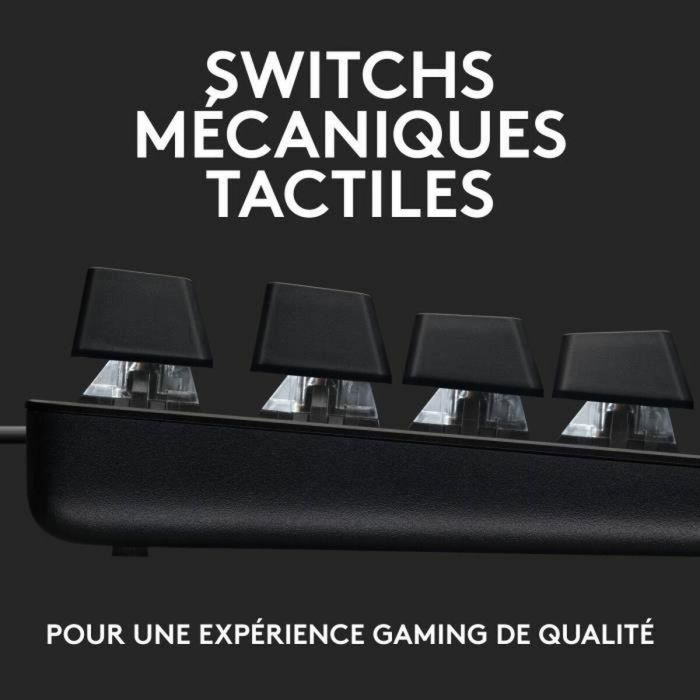 Logitech G LOG5099206097902 Teclado Mecánico para Gaming G413, Aluminio Negro 5 Logitech G LOG5099206097902 Teclado Mecánico para Gaming G413, Aluminio Negro 5