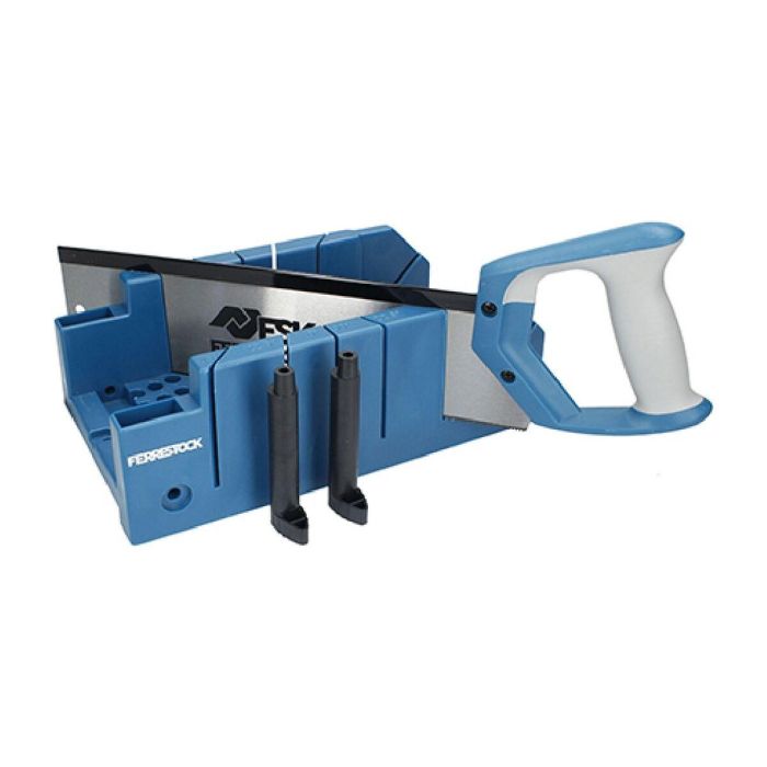 Sierra ingletadora Ferrestock Azul 0 Sierra ingletadora Ferrestock Azul 0