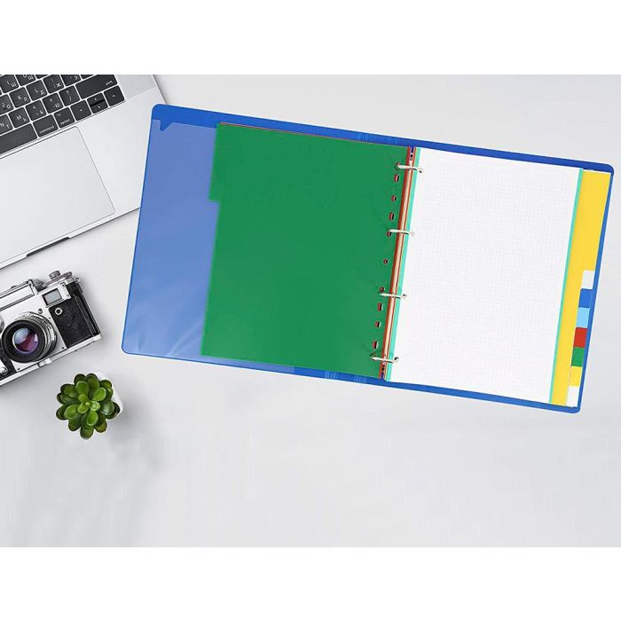 Separador Liderpapel Plastico Juego De 5 Separadores Folio 16 Taladros 6 Separador Liderpapel Plastico Juego De 5 Separadores Folio 16 Taladros 6
