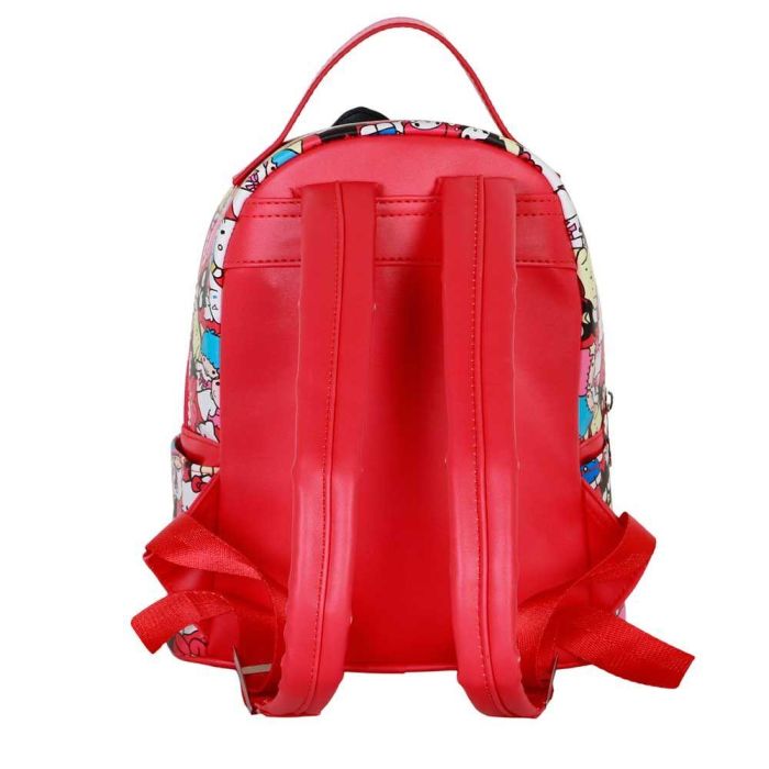 Sanrio Hello Kitty Mochila Heady Pequeña Friends Urbana PVC Multicolor con Múltiples Bolsillos y Organizador 3 Sanrio Hello Kitty Mochila Heady Pequeña Friends Urbana PVC Multicolor con Múltiples Bolsillos y Organizador 3