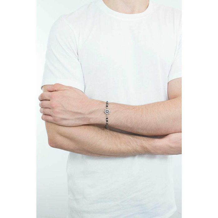 Pulsera Hombre Breil TJ2408 Plata de ley 925 Negro 1 Pulsera Hombre Breil TJ2408 Plata de ley 925 Negro 1