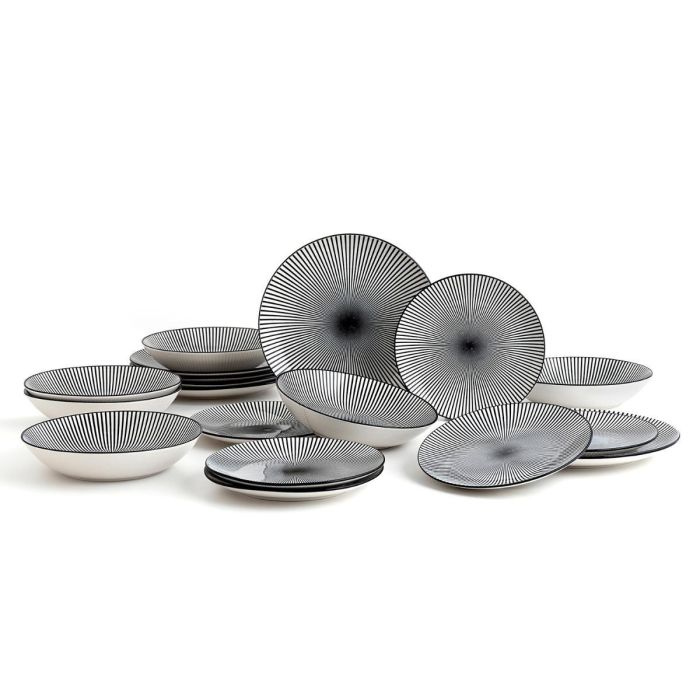 Vajilla Porcelana Miami Quid 18 Piezas - 6 Personas 1 Vajilla Porcelana Miami Quid 18 Piezas - 6 Personas 1