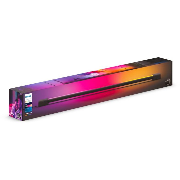 Philips Hue Play Gradient Light Tube, Tubo de Luz LED Inteligente ZigBee, White & Color Ambiance, 75cm, Negro 2 Philips Hue Play Gradient Light Tube, Tubo de Luz LED Inteligente ZigBee, White & Color Ambiance, 75cm, Negro 2