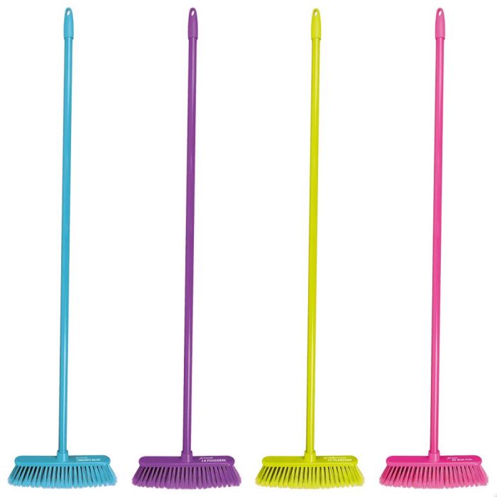 Je cherche une Idee Escoba Clásica 127 cm Colores Surtidos Fucsia Lila Azul Verde 2