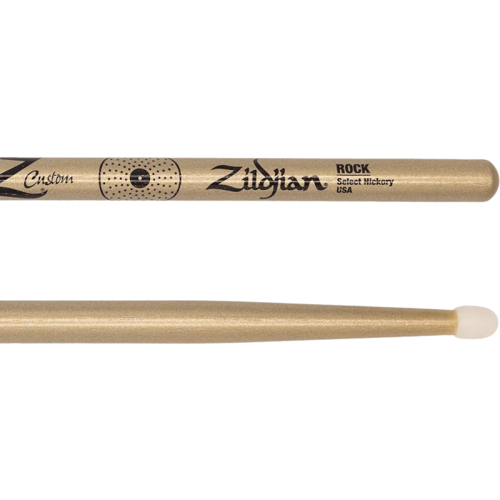 Zildjian Baquetas Z Custom Le Rock Nylon Gold Chroma Edición Limitada 3