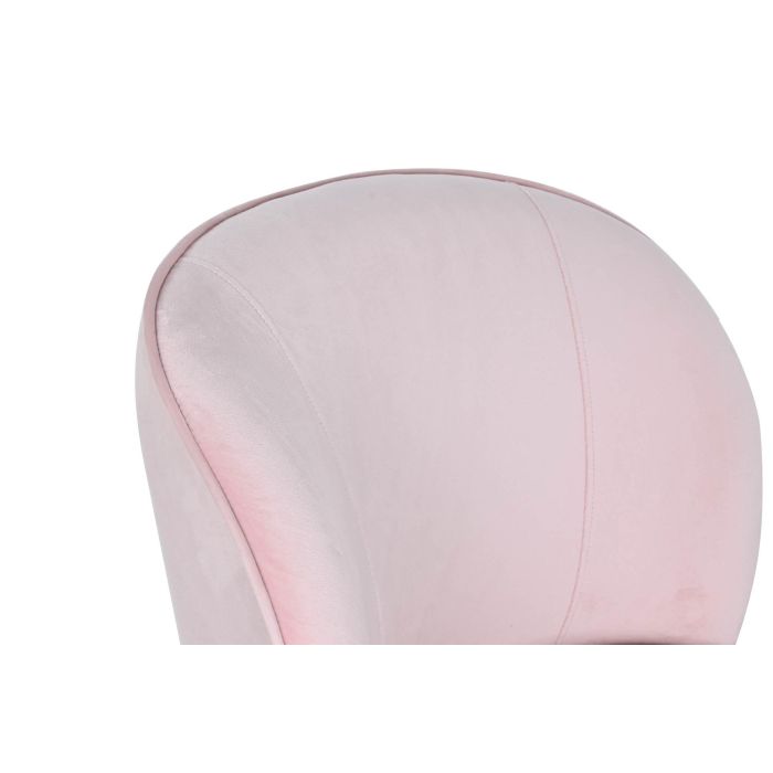 DKD Home Decor Butaca Rosa Palo Negro 70 x 78 x 60 cm 2