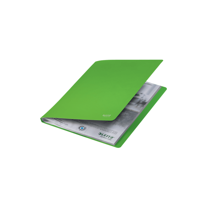 Leitz 46760055 Carpeta Polipropileno con 20 Fundas A4 Recycle Verde 2