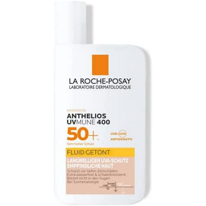 La Roche Posay ANTHELIOS UV-MUNE 400 Fluido Invisible con Color SPF50+ Resistente al Agua y Arena 50 ml