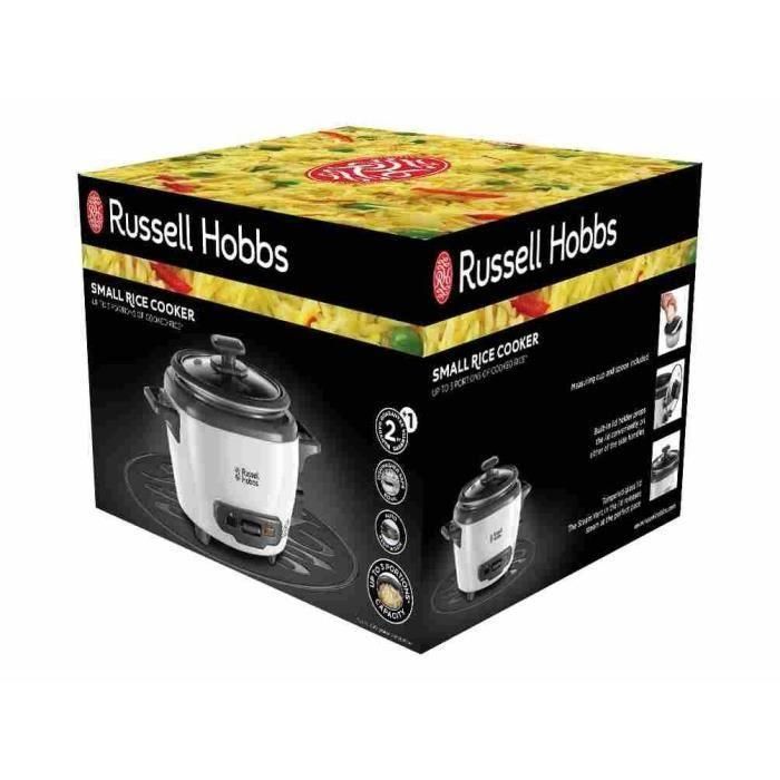 Russell Hobbs 27020-56 - Olla arrocera - 600g - 200W - Cesta de vapor - Mantener caliente - Cuenco antiadherente extraíble - Blanco y negro 1