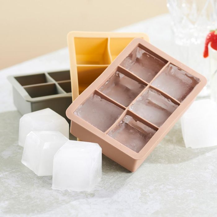 Day Molde para 6 Cubitos de Hielo Grandes 5cm, Colores Surtidos, Lavavajillas, 12x17x5cm 1