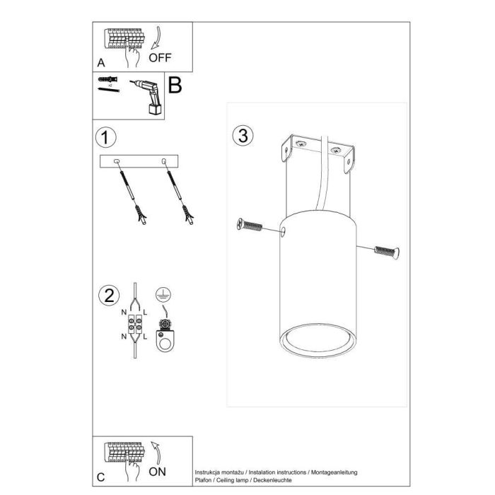 Lámpara de Techo LAGOS 10 [SOL-SL.0996] 7