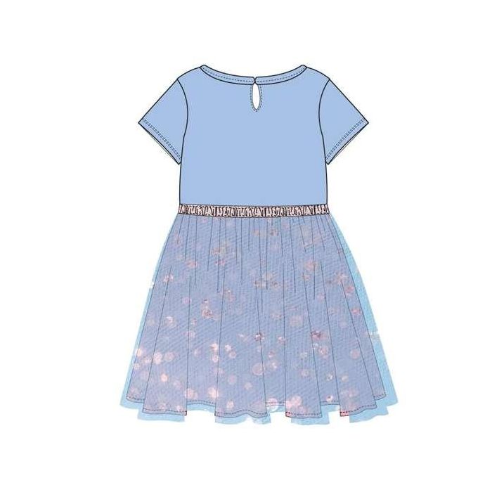 Vestido single jersey fantasia stitch 6 años 2 Vestido single jersey fantasia stitch 6 años 2