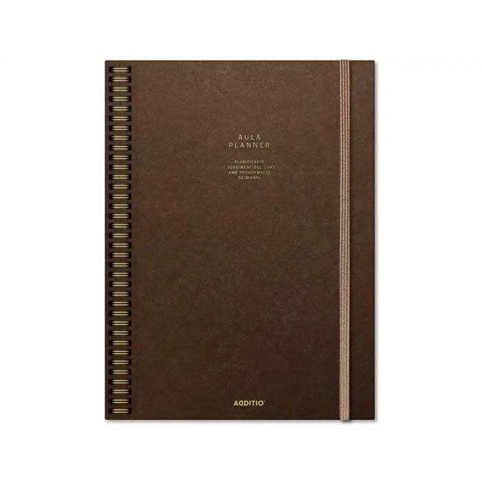 Additio Cuaderno Aula Planner Catalán DIN A4 160 Páginas Plan Anual y Mensual con Programación y Evaluación 1