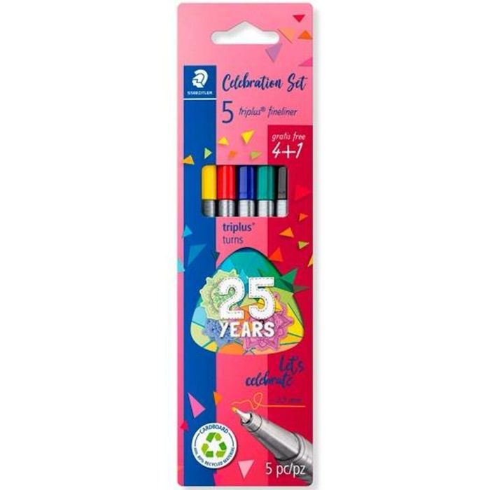 Set de Rotuladores Staedtler Triplus Fineliner 334 Multicolor (10 Unidades)