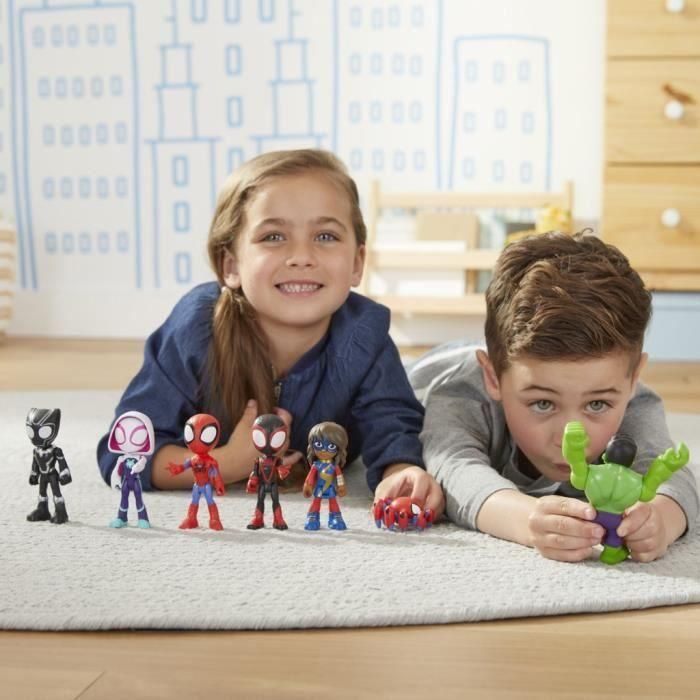 Caja coleccionable de 7 figuras de Spidey, Marvel Spidey and His Amazing Friends, a partir de 3 años 4 Caja coleccionable de 7 figuras de Spidey, Marvel Spidey and His Amazing Friends, a partir de 3 años 4