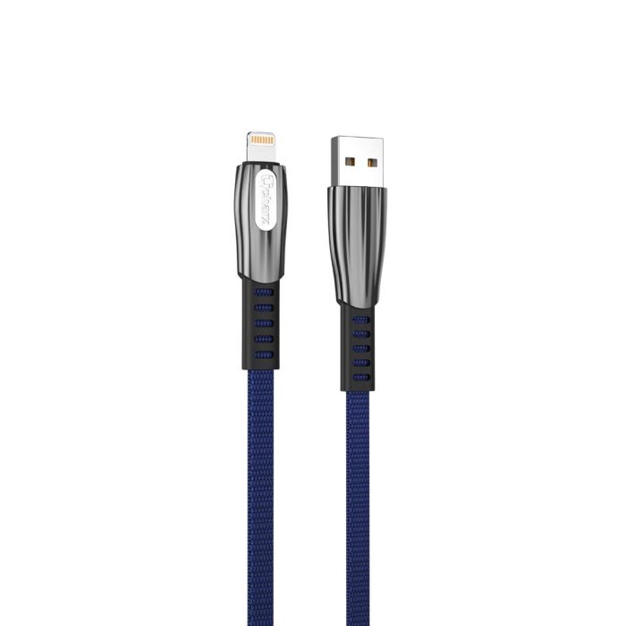 Qcharx international Cable Florence USB a Lightning Carga Rápida 3A 1m Anti-rotura
