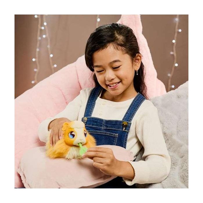Little Live Pets Cobaya Mamá Interactiva con Casa de Lujo, +20 Sonidos y 3 Crías Bebés Sorpresa Recién Nacidas 33 cm 10