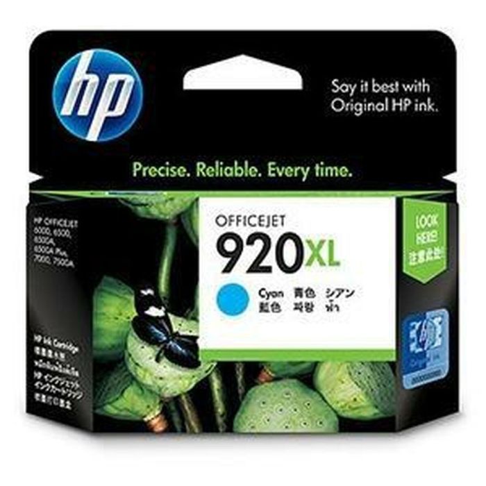 HP Cartucho Tinta Original 920XL CD972AE Cian Alta Capacidad 700 Páginas 1 Pack