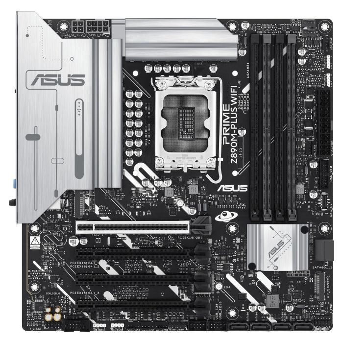 ASUS Z890M-Plus Wifi Placa Base para PC, Intel LGA 1851, DDR5, Wi-Fi 7 (802.11be), Factor de Forma micro ATX ASUS Z890M-Plus Wifi Placa Base para PC, Intel LGA 1851, DDR5, Wi-Fi 7 (802.11be), Factor de Forma micro ATX