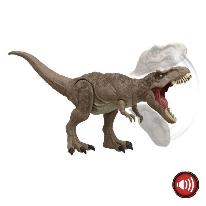 Figura de acción de ataque despiadado del tiranosaurio de Jurassic World HXF53 5