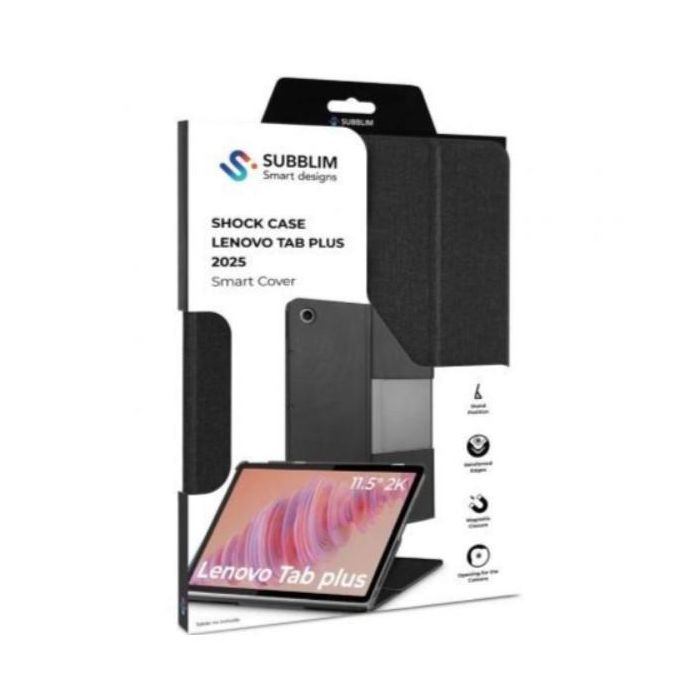 Subblim Funda Shock Case SUBCST-5SC150 para Lenovo Tab Plus 11.5" 2025 Negra – Protección 360° Antigolpes y Tapa Tri-Pliegue 2