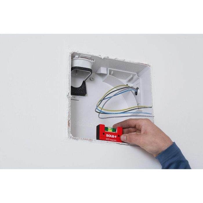 Nivel de Burbuja SOLA  GO! 68 mm Aluminio Plástico 2