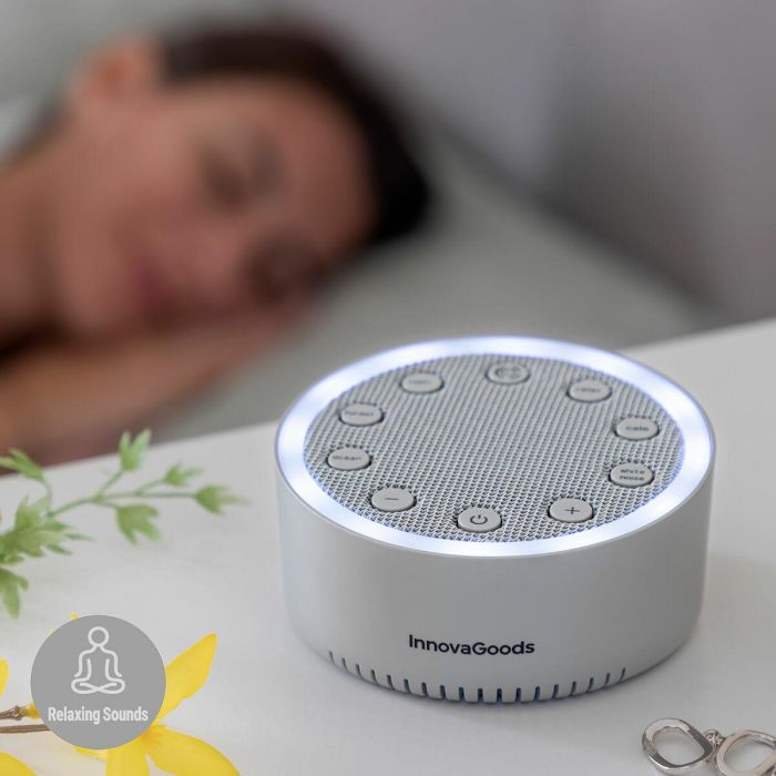 Máquina de Ruido Blanco para Dormir Slewel InnovaGoods Máquina de Ruido Blanco para Dormir Slewel InnovaGoods