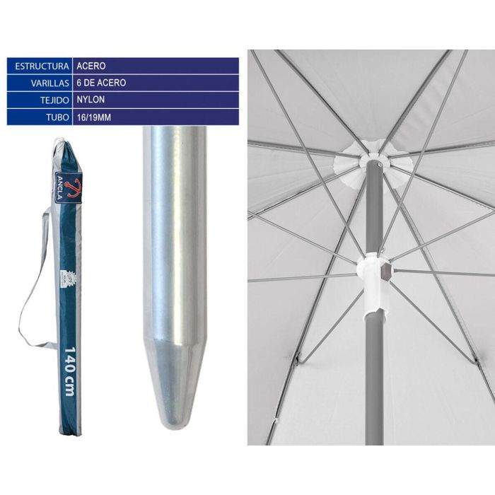 Parasol 140 cm No Orient Hierro Nylon Upf 16-19 mm 1 Parasol 140 cm No Orient Hierro Nylon Upf 16-19 mm 1