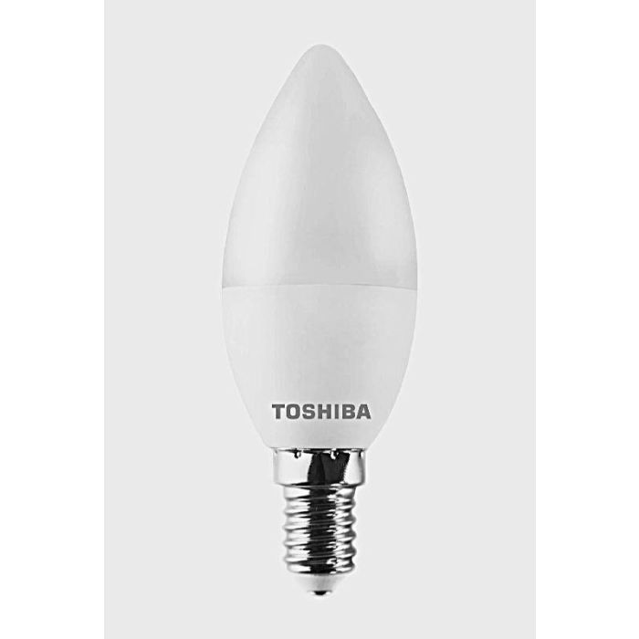 TOSHIBA C37 Bombilla LED E14 4.7W 4000K Blanco Neutro