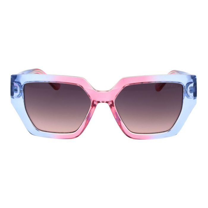 Guess Gafas de Sol GU7896 92B para Mujer - Azul, Gris Humo Degradado, Estilo Geométrico 2 Guess Gafas de Sol GU7896 92B para Mujer - Azul, Gris Humo Degradado, Estilo Geométrico 2