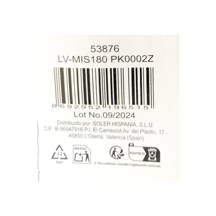 Lav Jarra C/Tapa 1.8L 16x10x24cm (6 Unidades)