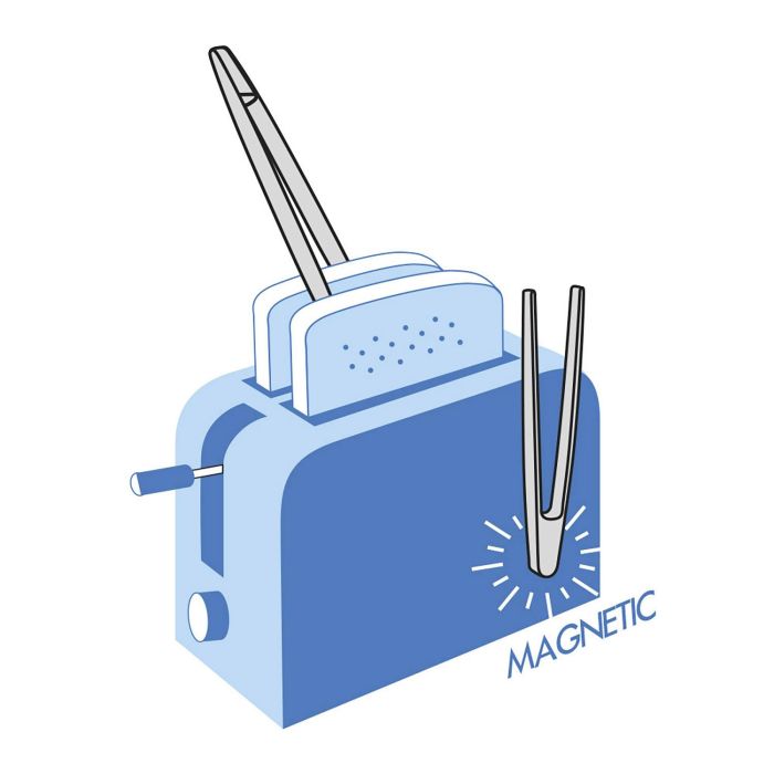 Metaltex Bamboo line Pinza con imán 24 cm para Tostadas 1