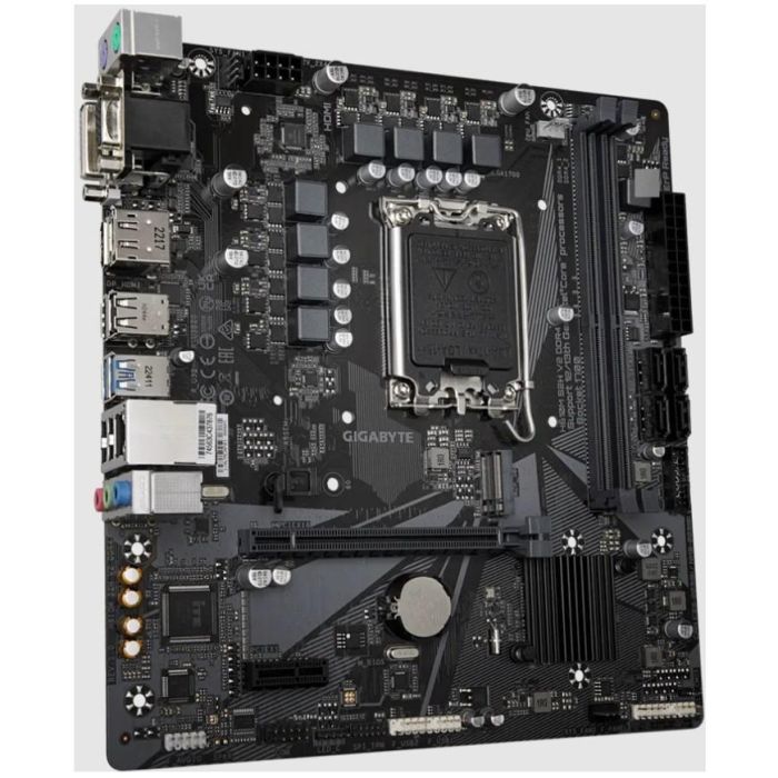 Gigabyte H610M S2H V2 DDR4 Placa base Socket LGA 1700 para Intel 14th Gen, Core i3/i5/i7/i9, DDR4 hasta 3200MHz 3