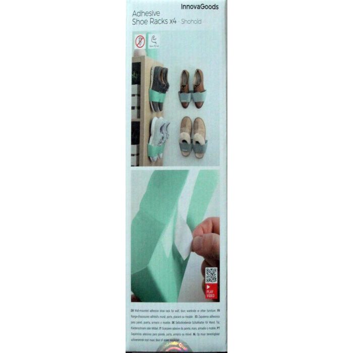 Zapateros Adhesivos Shohold InnovaGoods Pack de 4 uds 1 Zapateros Adhesivos Shohold InnovaGoods Pack de 4 uds 1