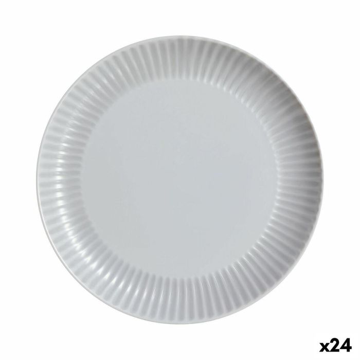 Plato Llano Luminarc Cottage Gris Vidrio 25 cm (24 Unidades) 0 Plato Llano Luminarc Cottage Gris Vidrio 25 cm (24 Unidades) 0