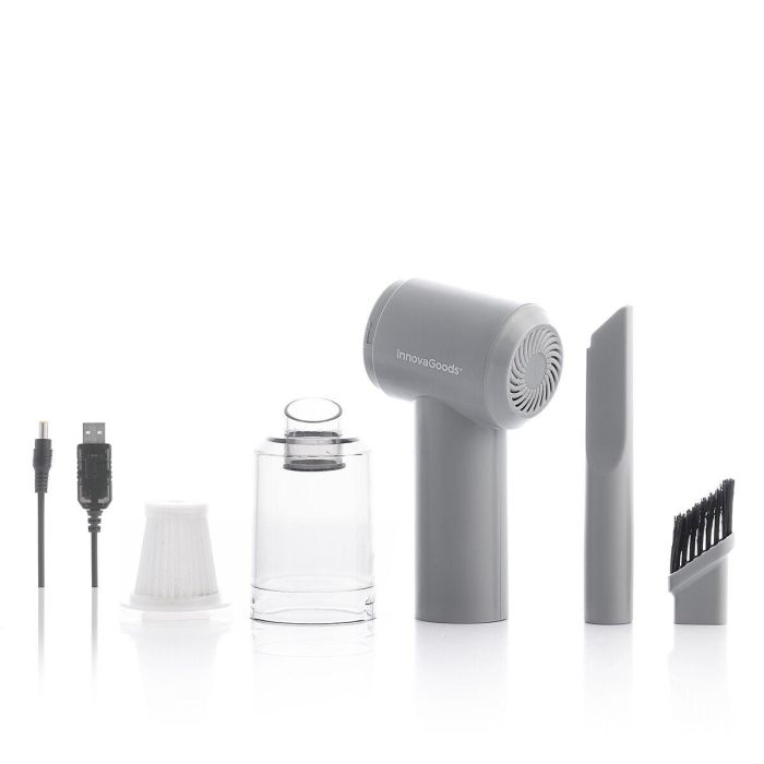 Mini Aspirador de Mano Inalámbrico Recargable Recuum InnovaGoods 2 Mini Aspirador de Mano Inalámbrico Recargable Recuum InnovaGoods 2