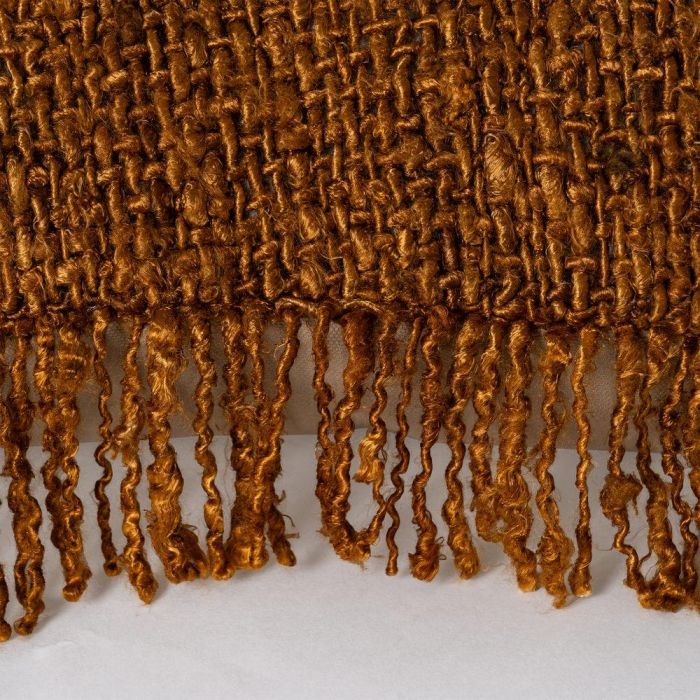 Cojín Naranja Viscosa-Algodón 50 X 50 cm