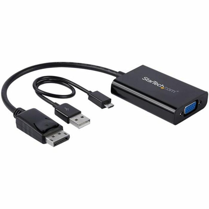 Adaptador DisplayPort a SVGA Startech DP2VGAA              Negro 1