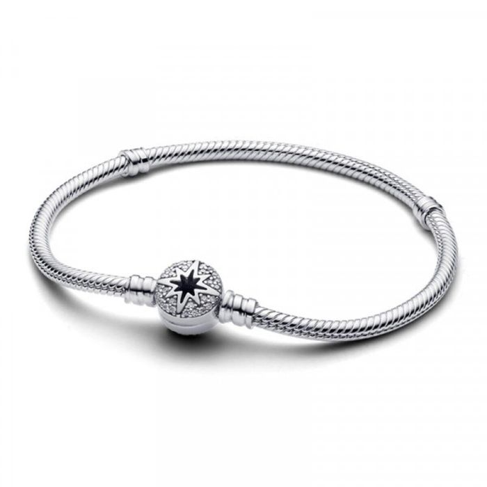 Pulsera Mujer Pandora NORTH STAR CLASP SNAKE CHAIN - SIZE 19 19 cm Plateado Pulsera Mujer Pandora NORTH STAR CLASP SNAKE CHAIN - SIZE 19 19 cm Plateado