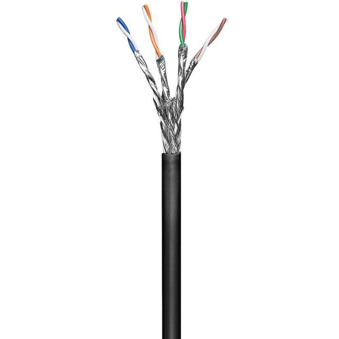 MicroConnect Cable de Red S/FTP CAT6 Trenzado Exterior Bobina 100m, Chaqueta PE, AWG 27 CCA, Resistente a Rayos UV y Agua MicroConnect Cable de Red S/FTP CAT6 Trenzado Exterior Bobina 100m, Chaqueta PE, AWG 27 CCA, Resistente a Rayos UV y Agua