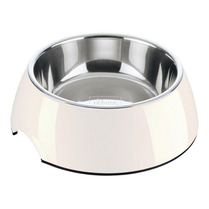 Comedero para Perro Hunter Melamina Acero Inoxidable Blanco 350 ml (18,5 x 18,5 x 9,5 cm) Comedero para Perro Hunter Melamina Acero Inoxidable Blanco 350 ml (18,5 x 18,5 x 9,5 cm)